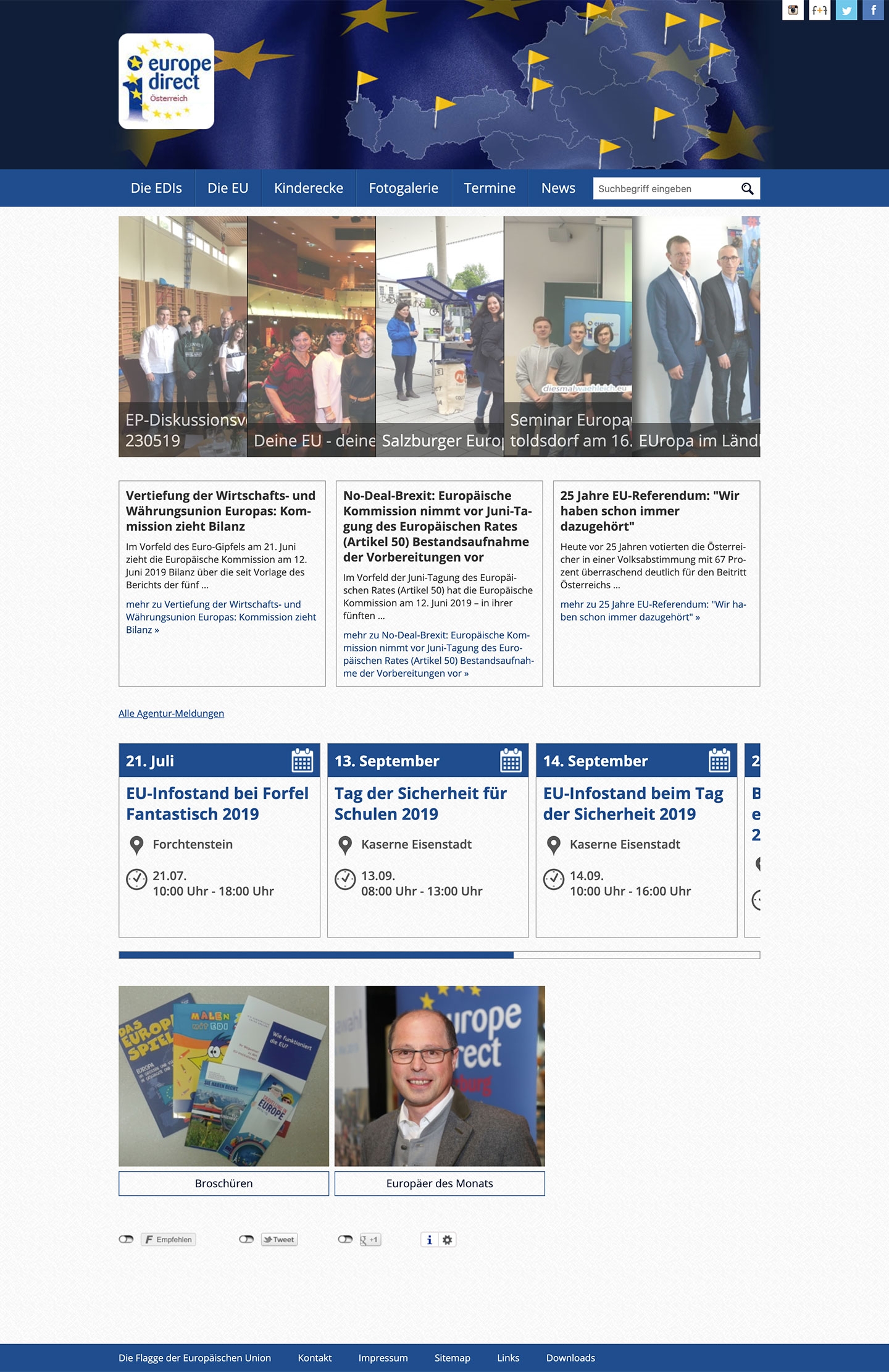 Europe Direct | europainfo.at | 2014 (Screen Full Scroll) © echonet communication